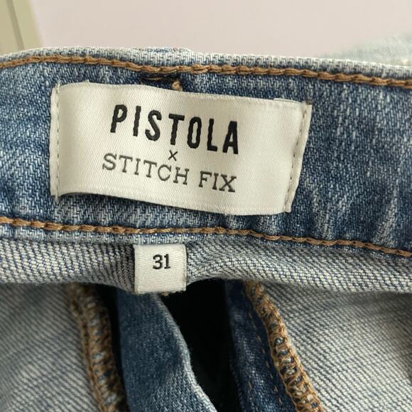 Pistola High Rise cut off shorts Sz 31 - Picture 3 of 7
